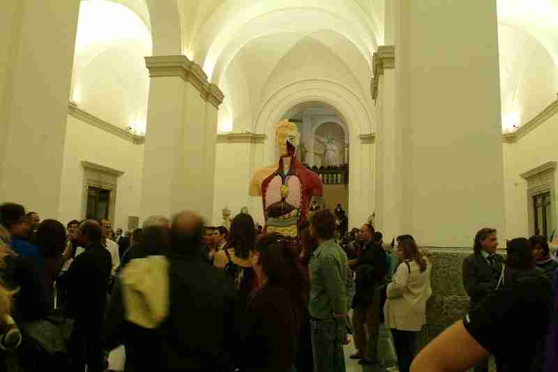 Damien Hirst al museo Nazionale di Napoli