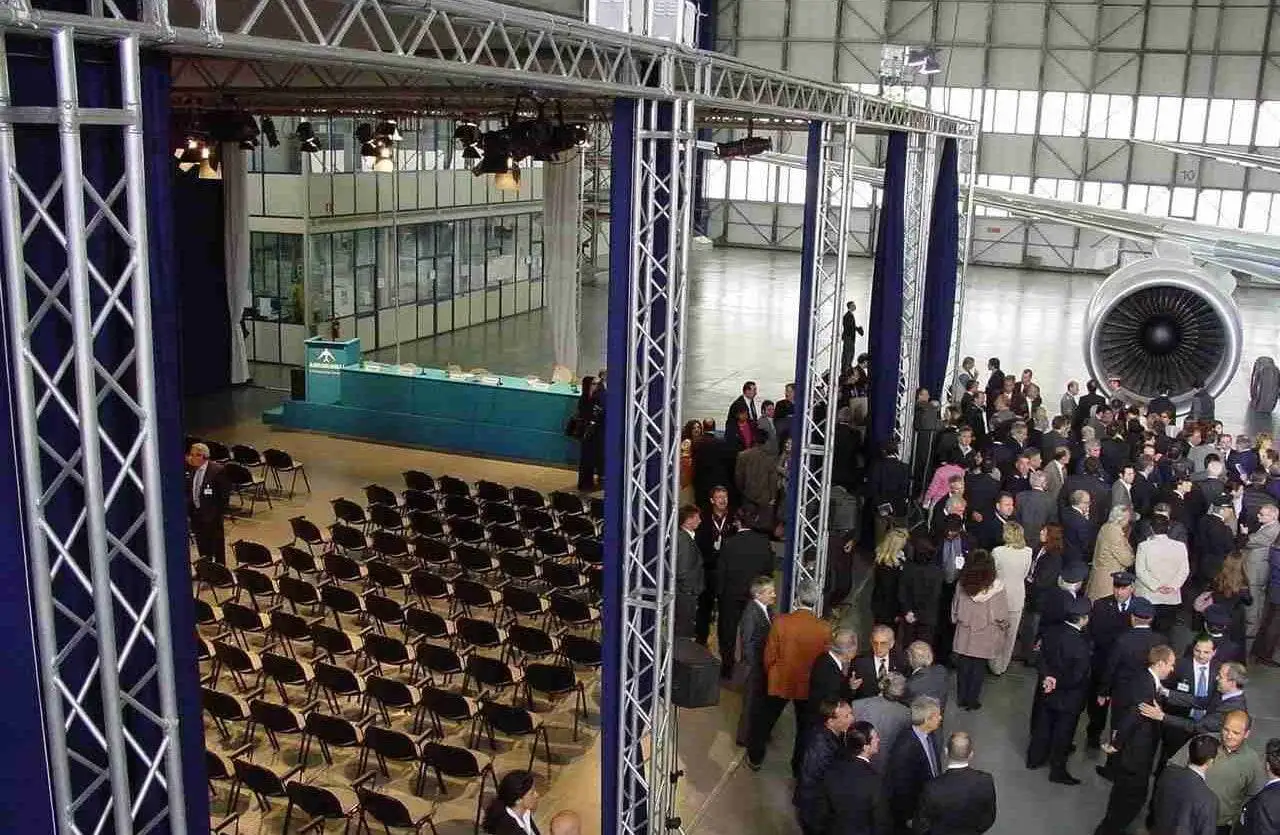 evento congresso Boeing all'interno deli'aeroporto di napoli