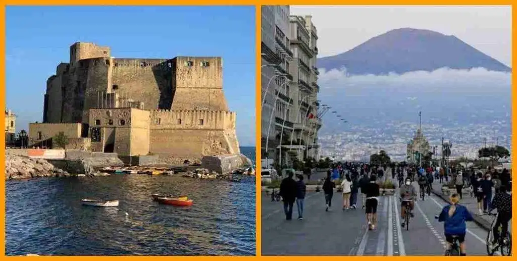Il lungomare di Napoli