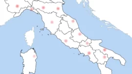 mappa dell'italia