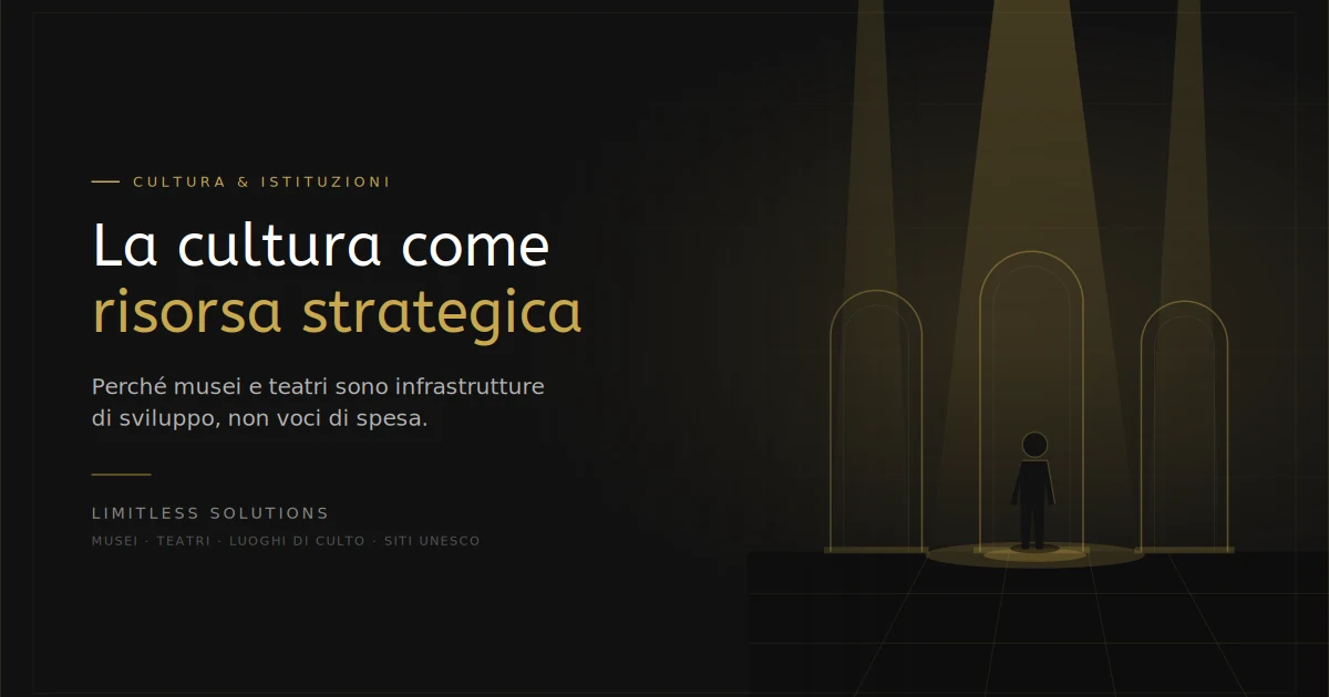 la cultura come risorsa strategica